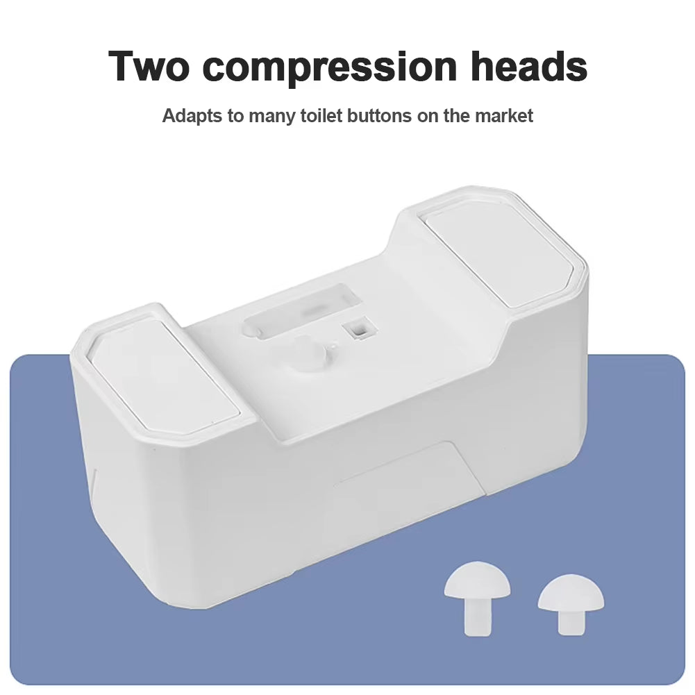 Touchless Smart Toilet Flush Automatic Toilet Flush Button Intelligent Infrared Sensor Waterproof On-Touch Flush Switch for Home